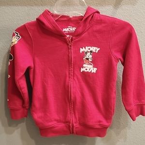 Disney Mickey Mouse Zip Hoodie